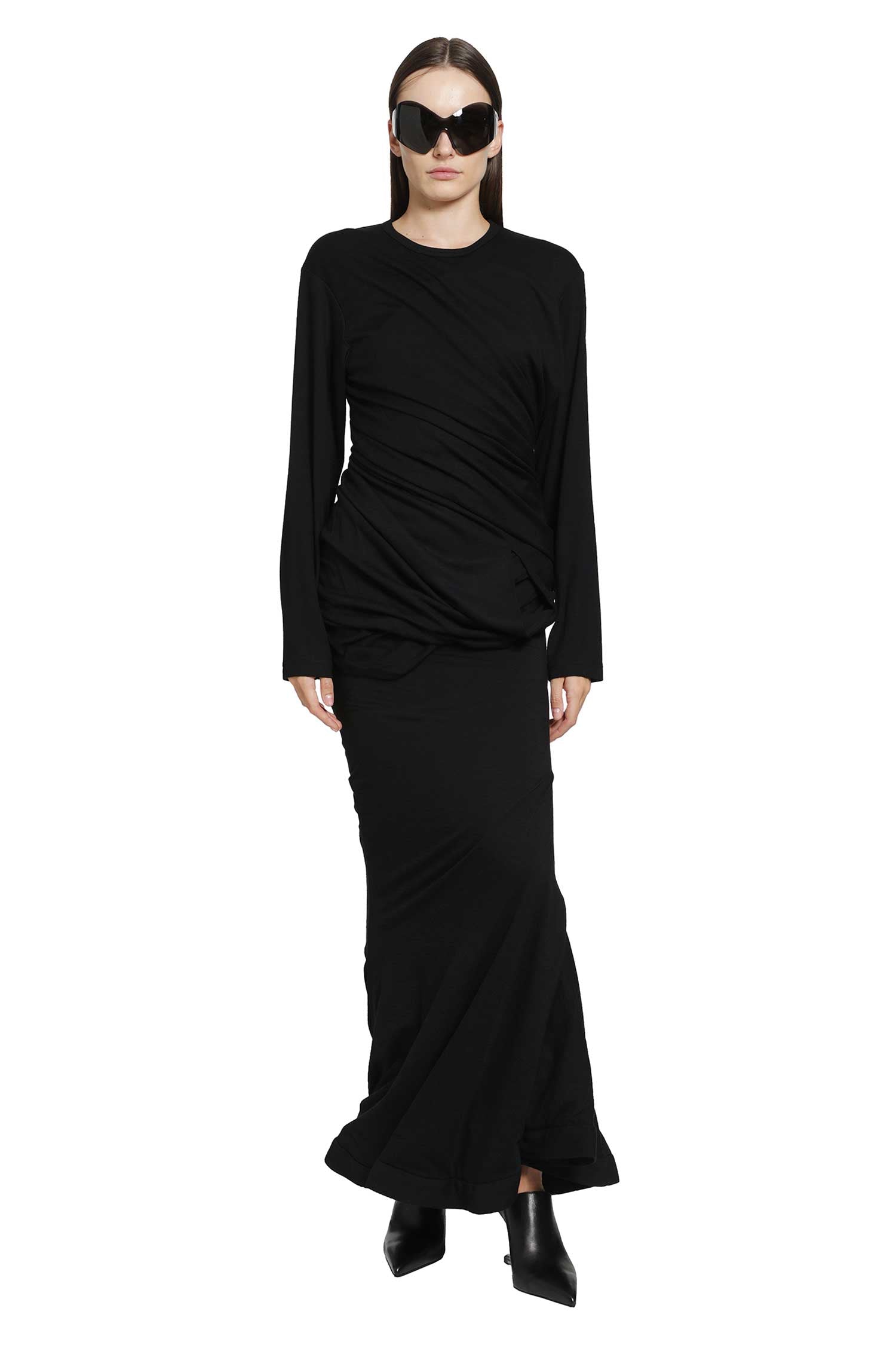JUNYA WATANABE Long Sleeve Draped T-shirt woman