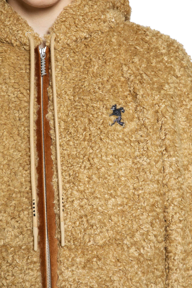 Fleece Hooded Zip Jacket