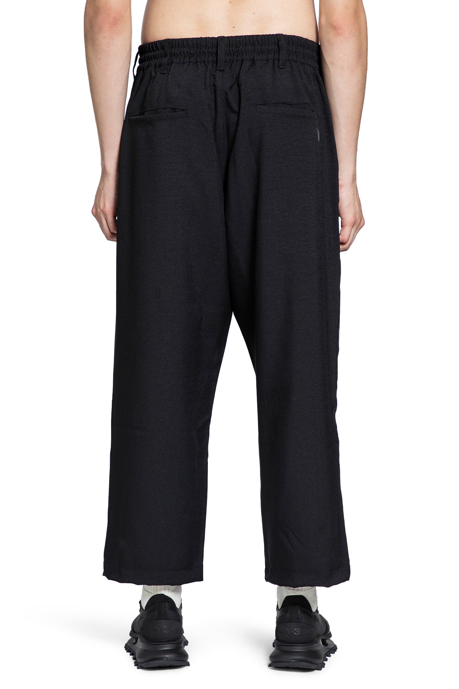 Y-3 MAN BLACK TROUSERS