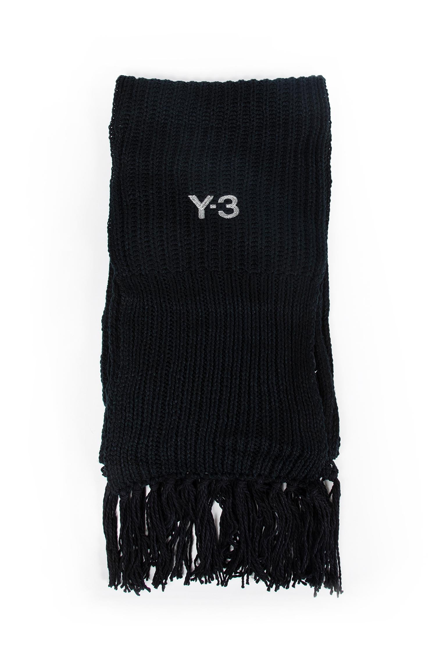 Y-3 UNISEX BLACK SCARVES