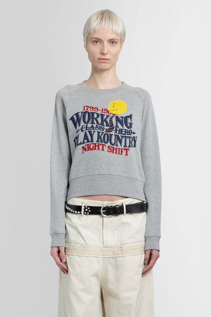 KAPITAL WOMAN GREY SWEATSHIRTS