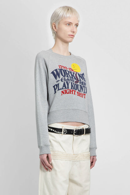 KAPITAL WOMAN GREY SWEATSHIRTS