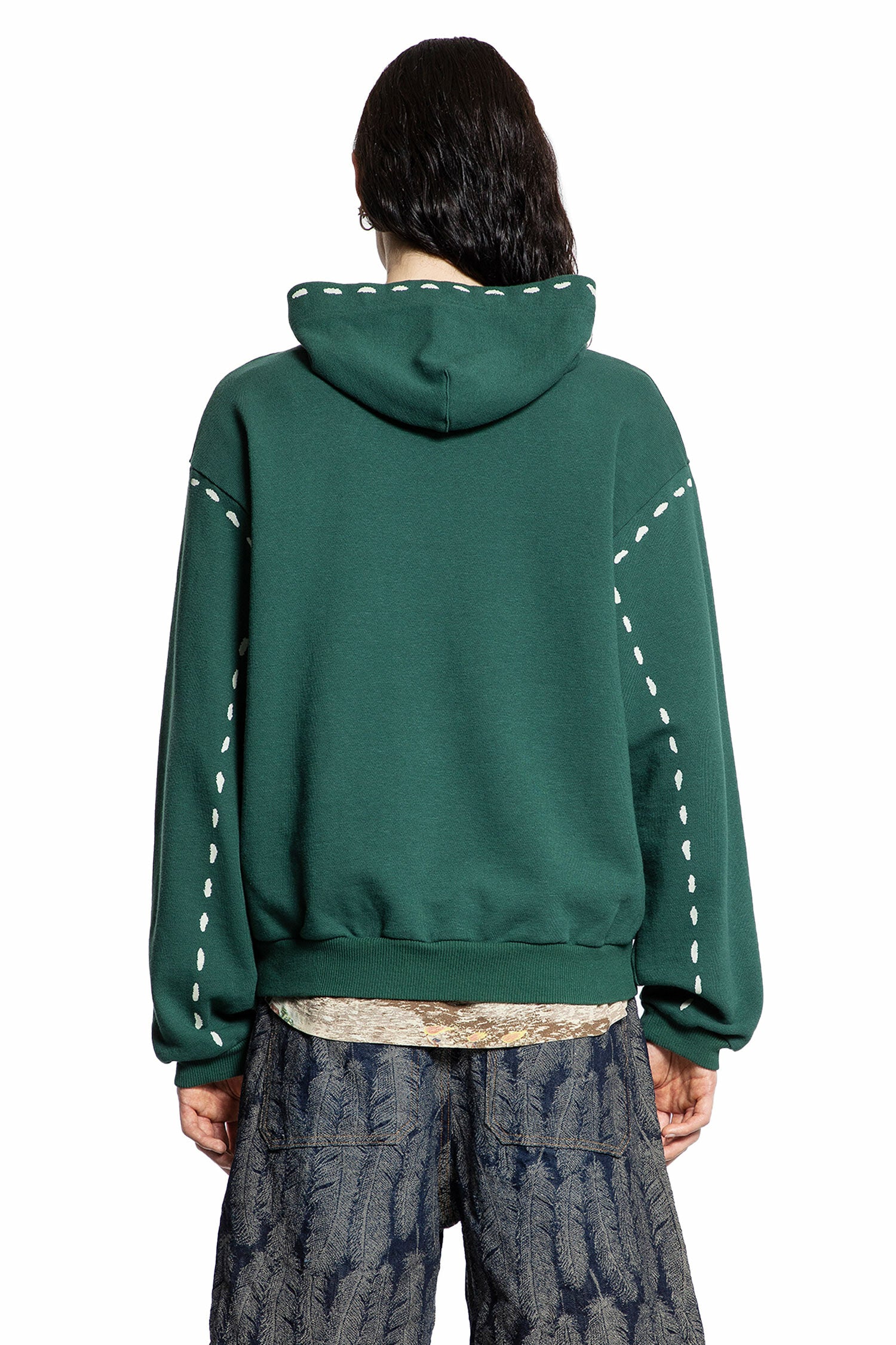 KAPITAL MAN GREEN SWEATSHIRTS