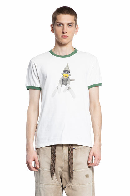 KAPITAL MAN WHITE T-SHIRTS