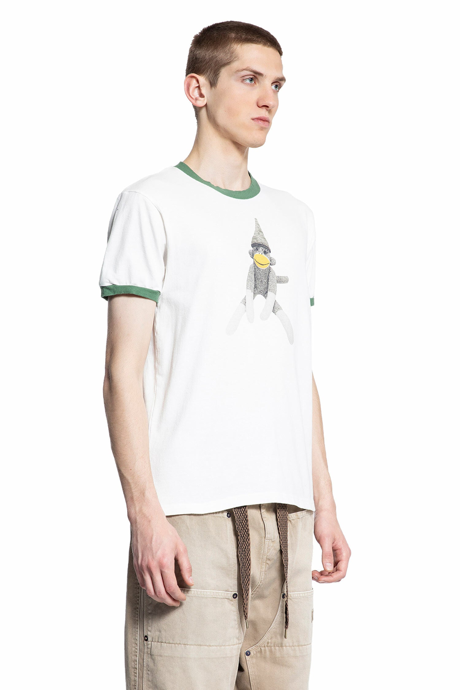 KAPITAL MAN WHITE T-SHIRTS