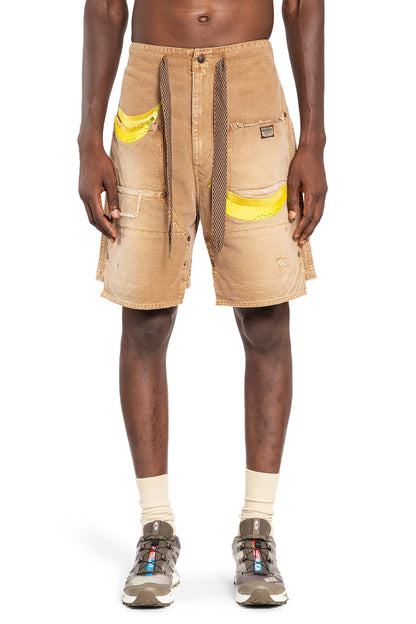 KAPITAL MAN BROWN SHORTS & SKIRTS