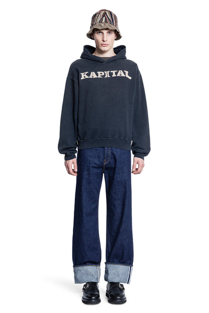 KAPITAL MAN BLACK SWEATSHIRTS