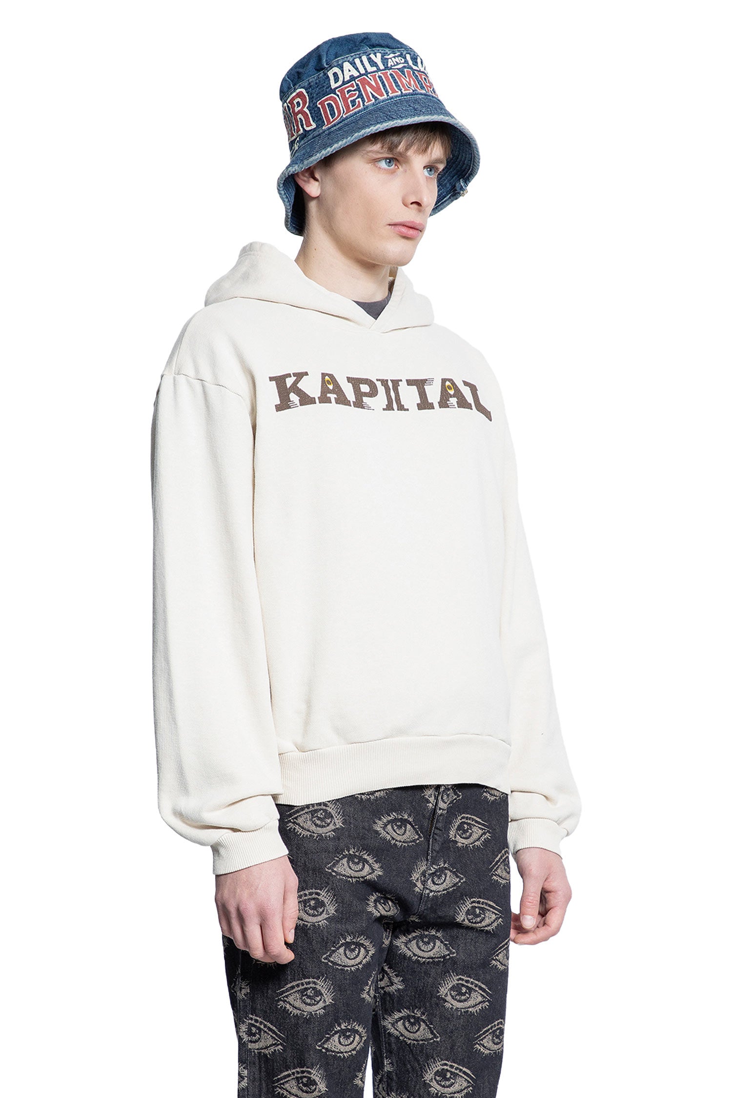 KAPITAL MAN BEIGE SWEATSHIRTS