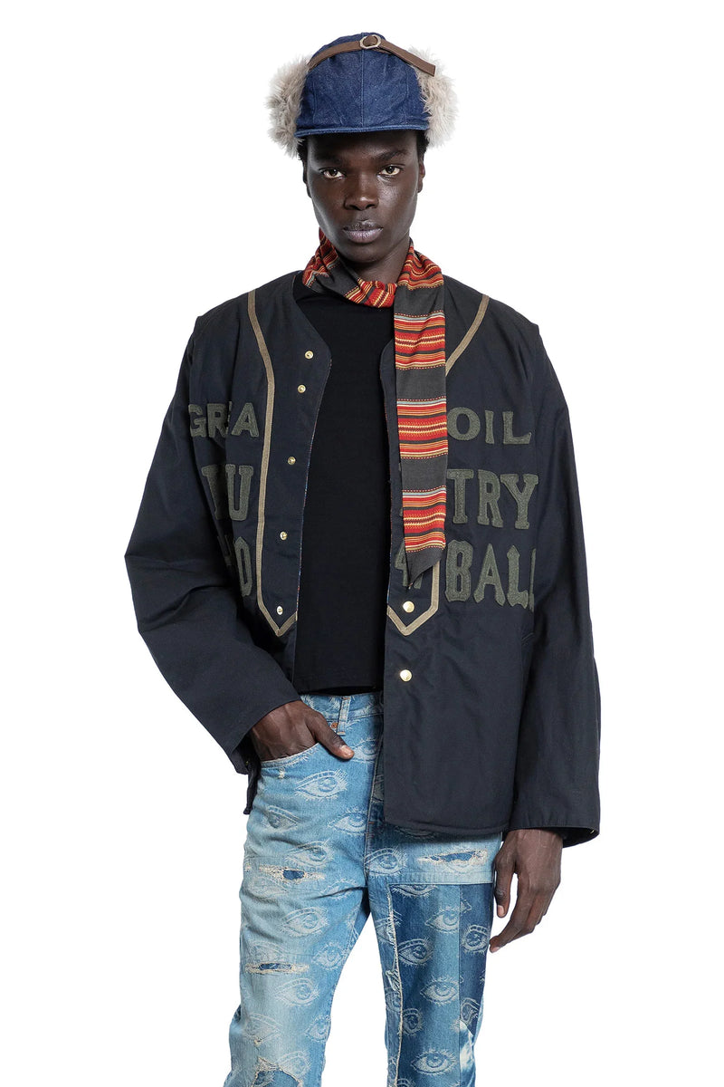 Cotton Weather Oil Coated Baseball Blouson - Antonioli.eu