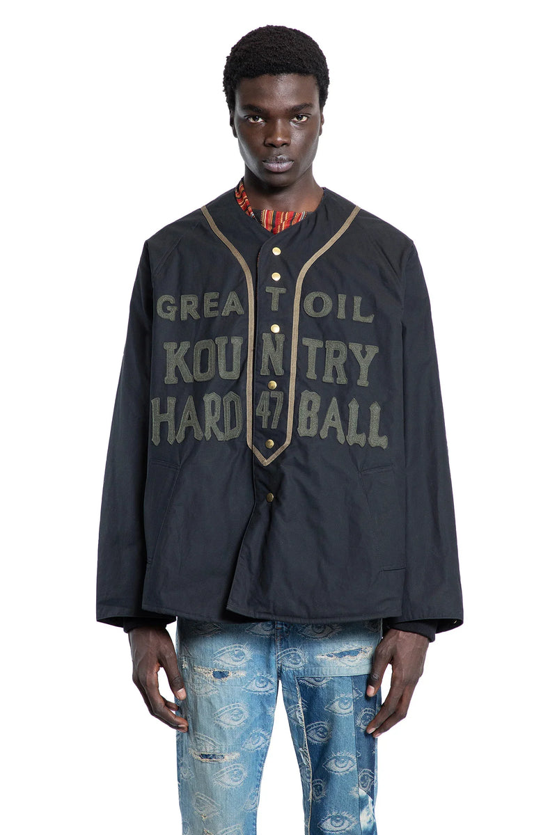 Cotton Weather Oil Coated Baseball Blouson - Antonioli.eu