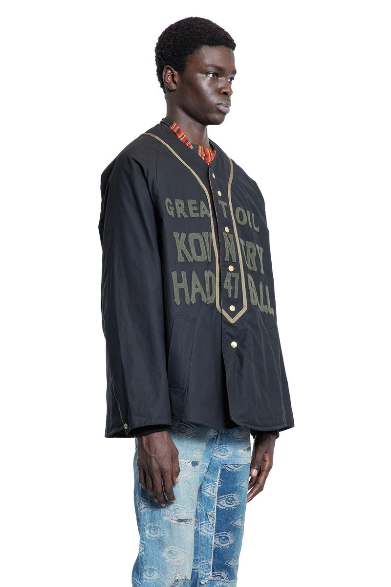 Cotton Weather Oil Coated Baseball Blouson - Antonioli.eu
