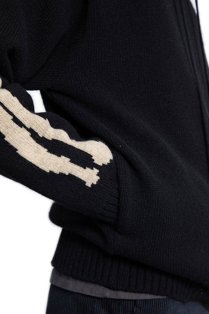 KAPITAL MAN BLACK KNITWEAR