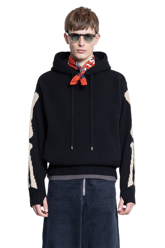 KAPITAL MAN BLACK KNITWEAR