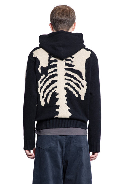 KAPITAL MAN BLACK KNITWEAR