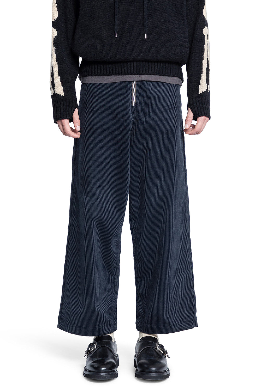 KAPITAL MAN BLACK TROUSERS