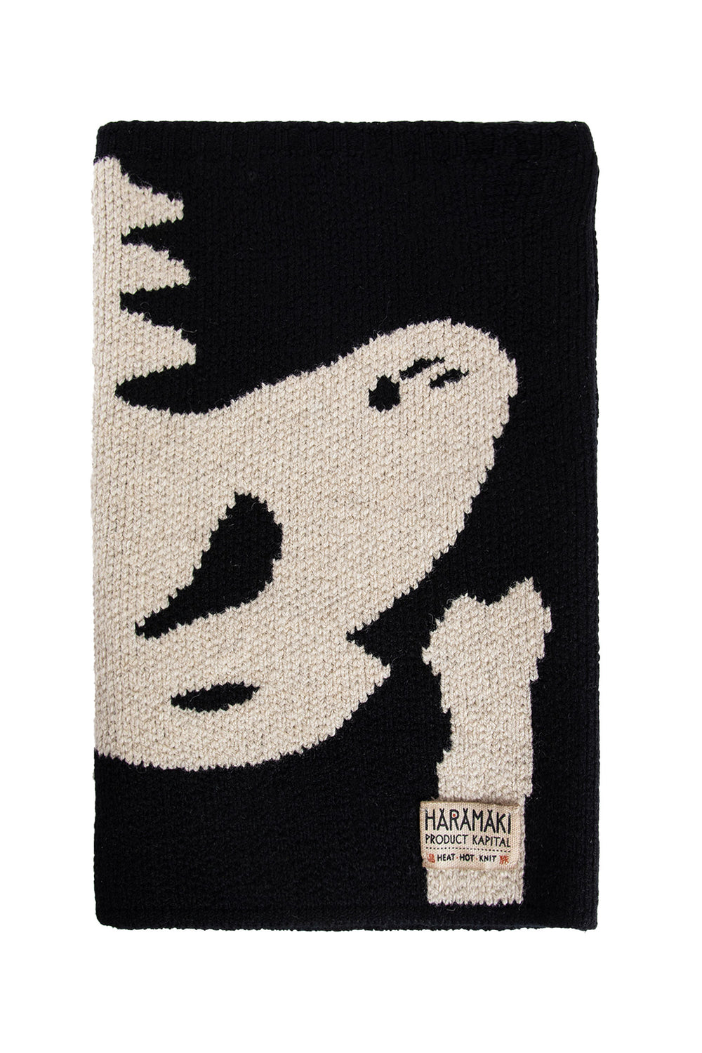 KAPITAL MAN BLACK&WHITE SCARVES