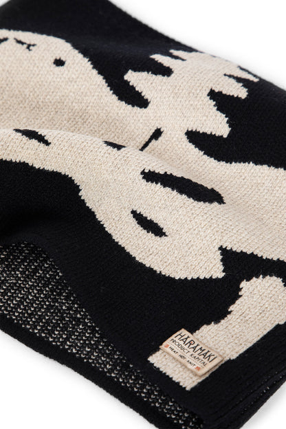 KAPITAL MAN BLACK&WHITE SCARVES