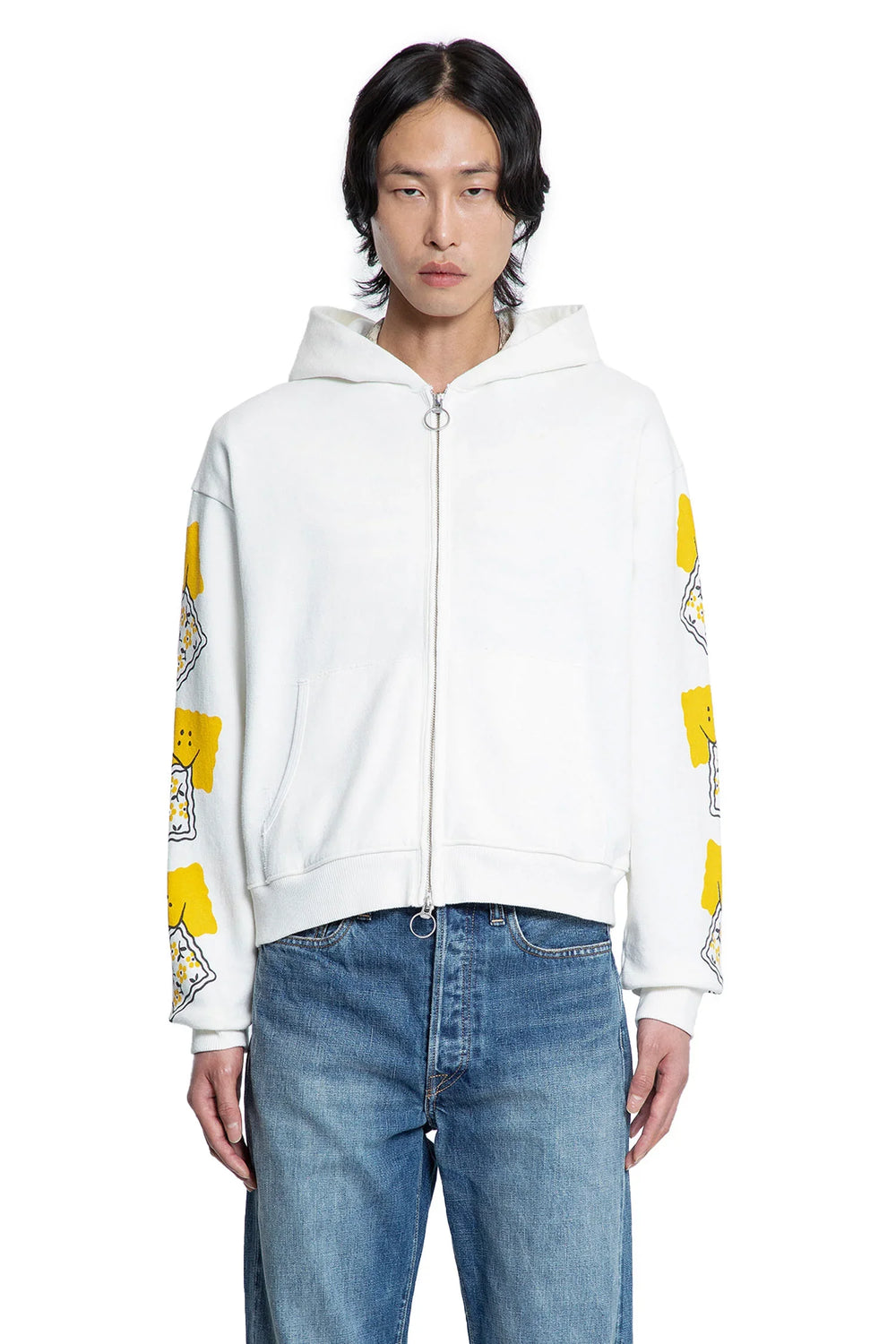 KAPITAL MAN WHITE SWEATSHIRTS - Antonioli.eu