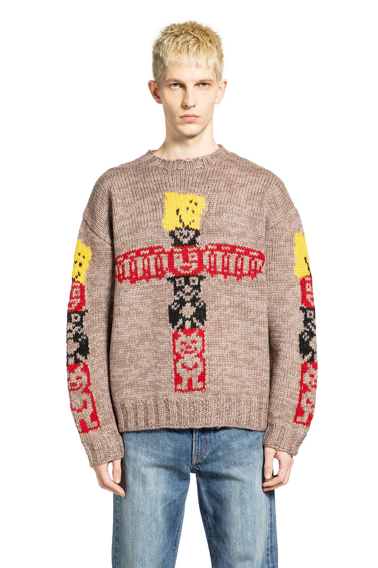Hans Knit Peckish Totem Pole Cowichan Sweater