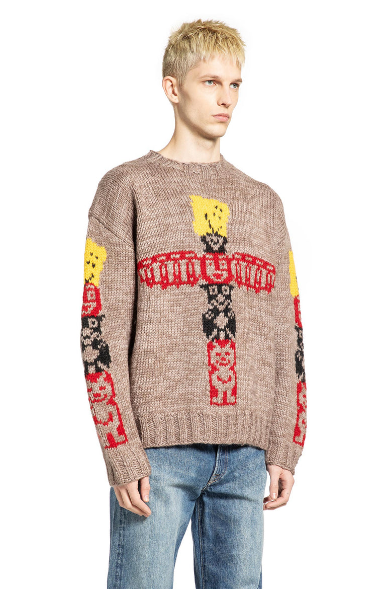Hans Knit Peckish Totem Pole Cowichan Sweater