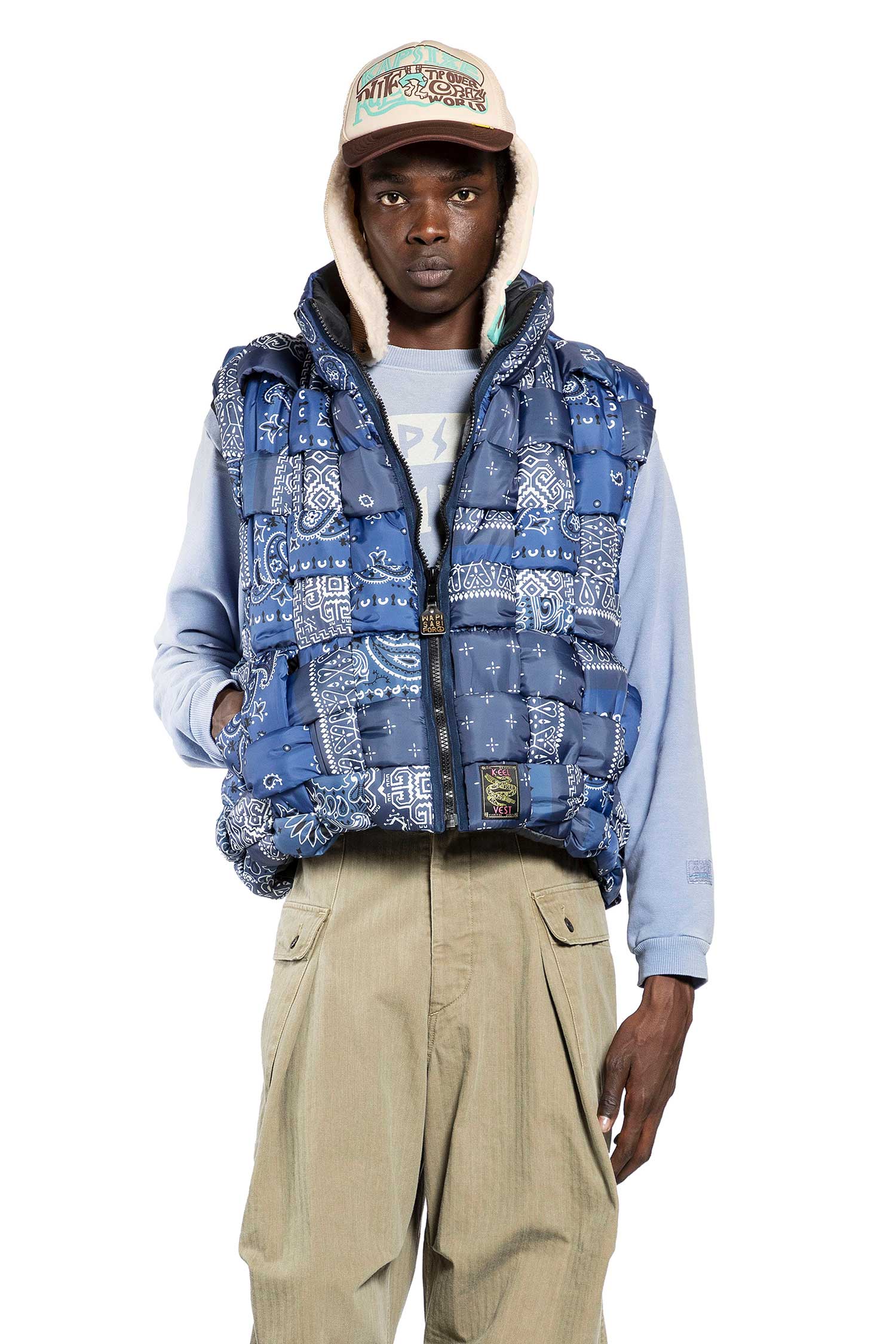 Bandana Nylon Keel Weaving Vest