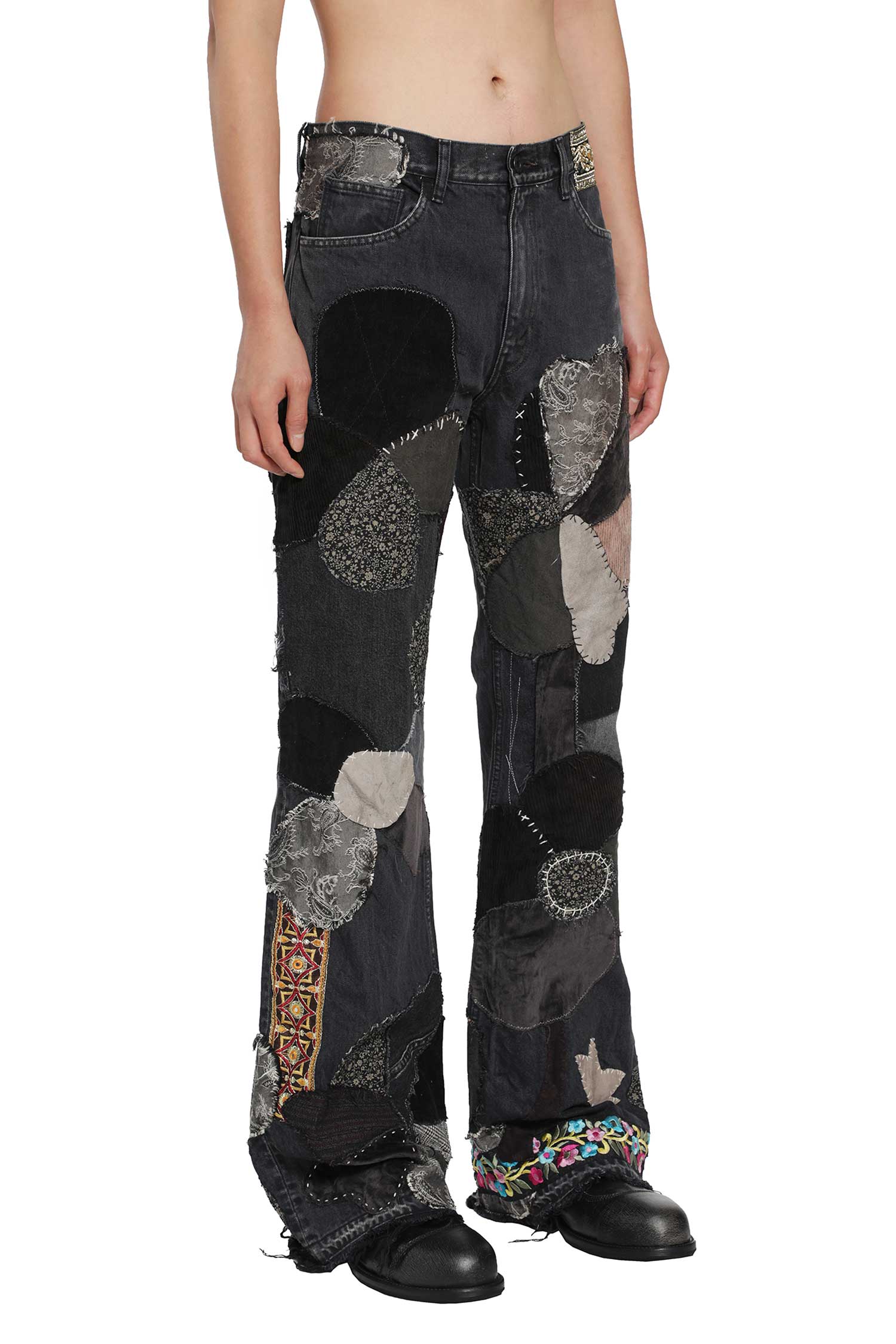 KAPITAL 14oz x Denim 5P RAT Flare Pants man