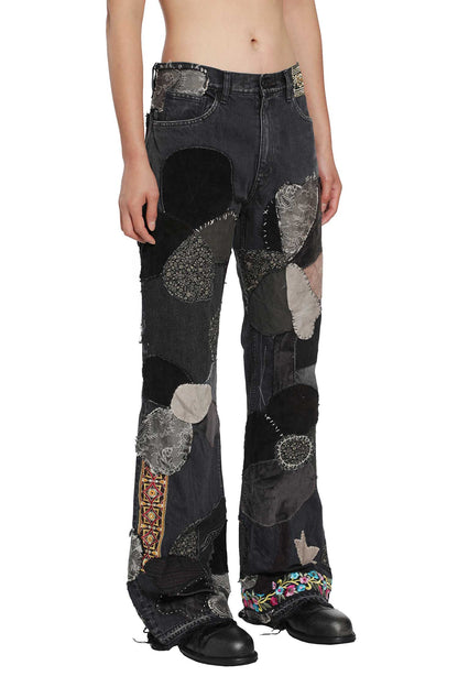 14oz x Denim 5P RAT Flare Pants