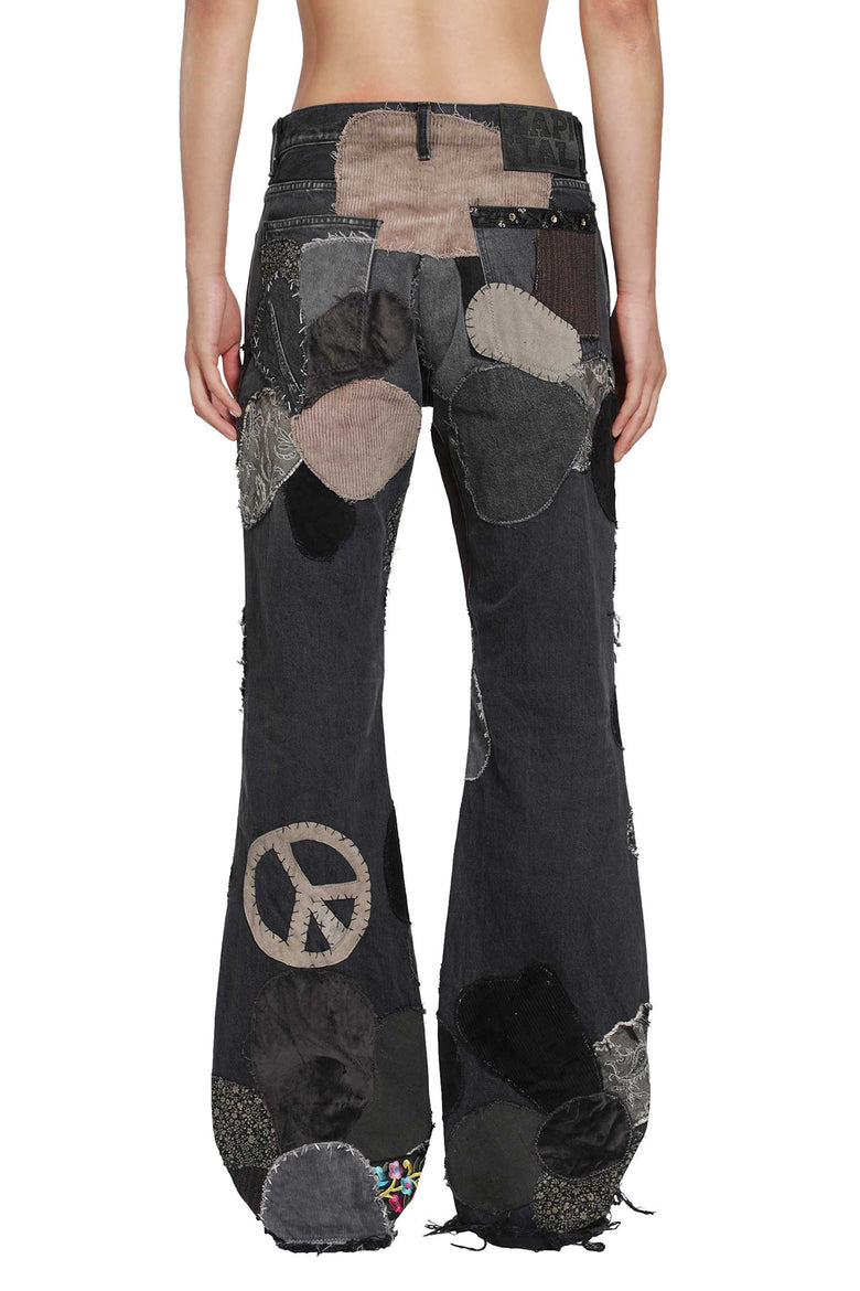 KAPITAL 14oz x Denim 5P RAT Flare Pants man