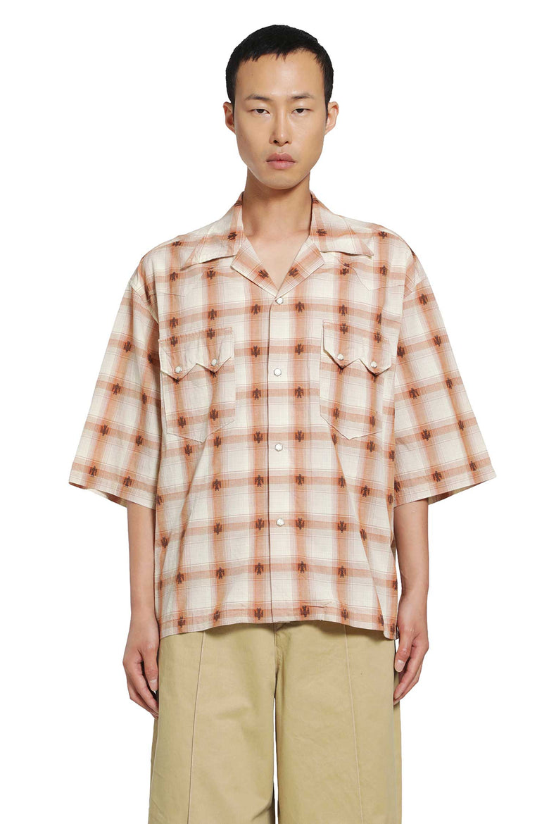 
              KAPITAL Thunderbird Shadow Check Western Shirt man
            