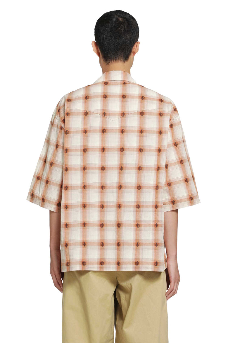 KAPITAL Thunderbird Shadow Check Western Shirt man