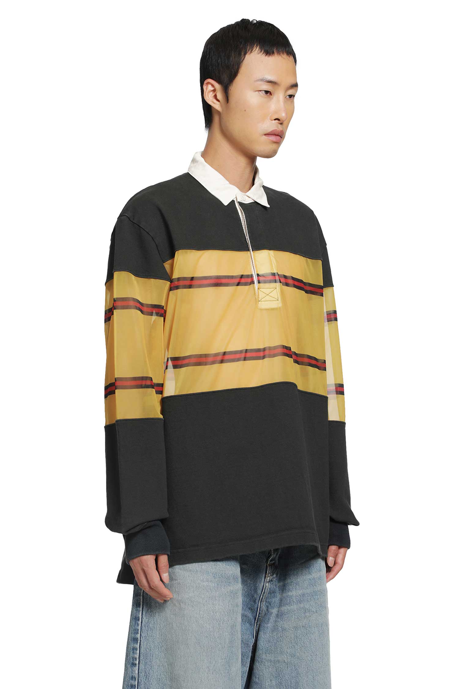 Dense Jersey x Sheer Jersey Rugby Polo