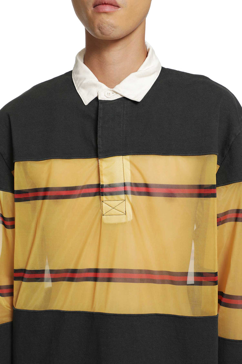 KAPITAL Dense Jersey x Sheer Jersey Rugby Polo man