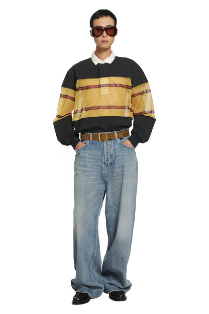 Dense Jersey x Sheer Jersey Rugby Polo
