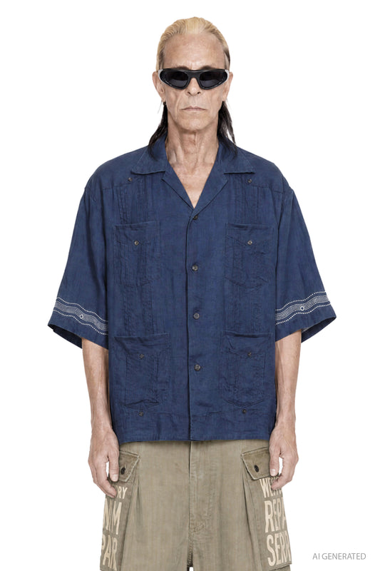 FrenchClothLinen LAX Cuba Shirt