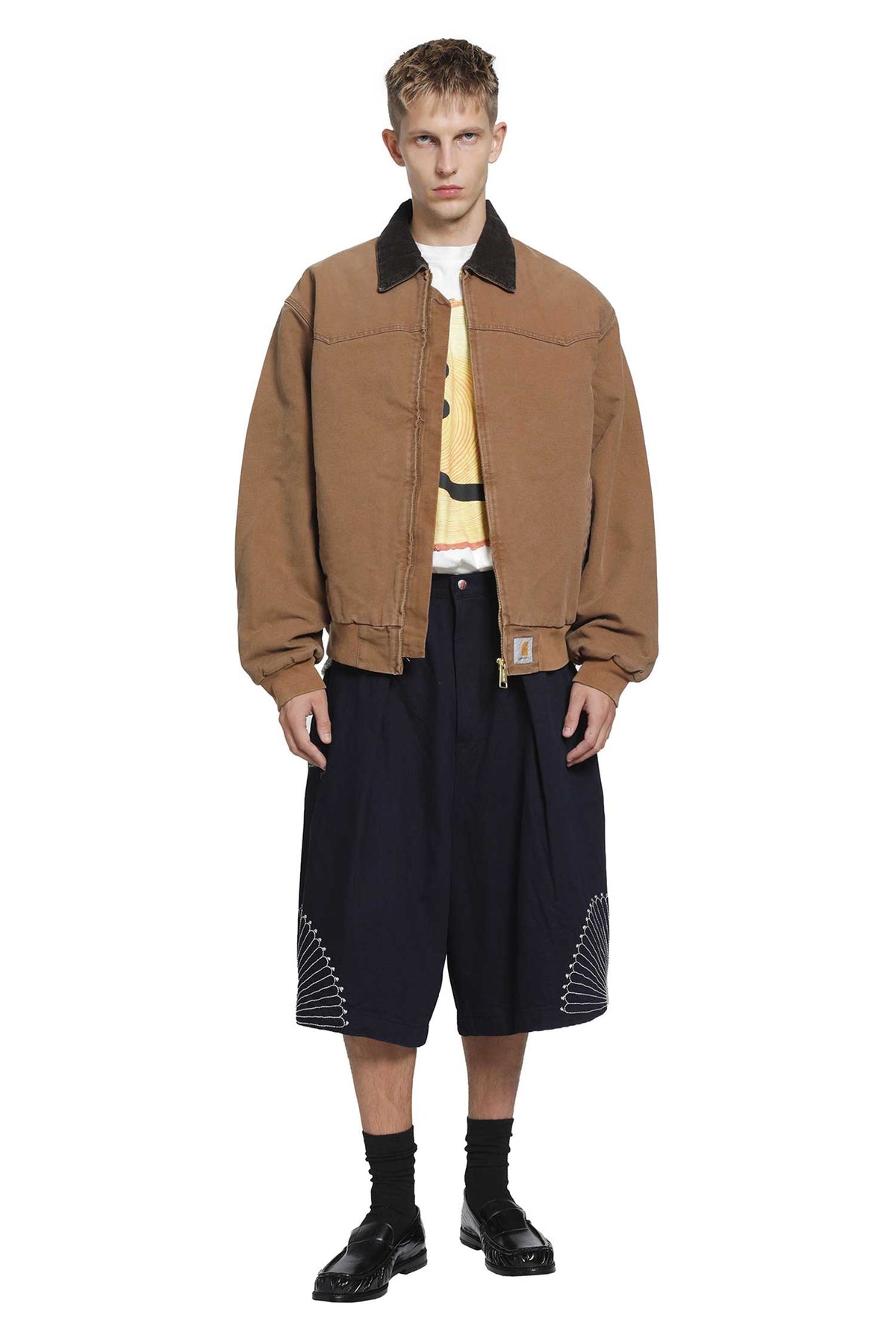 KAPITAL 10ozIDGxIDG Denim KOME-KOME Jorts (Shallow) man
