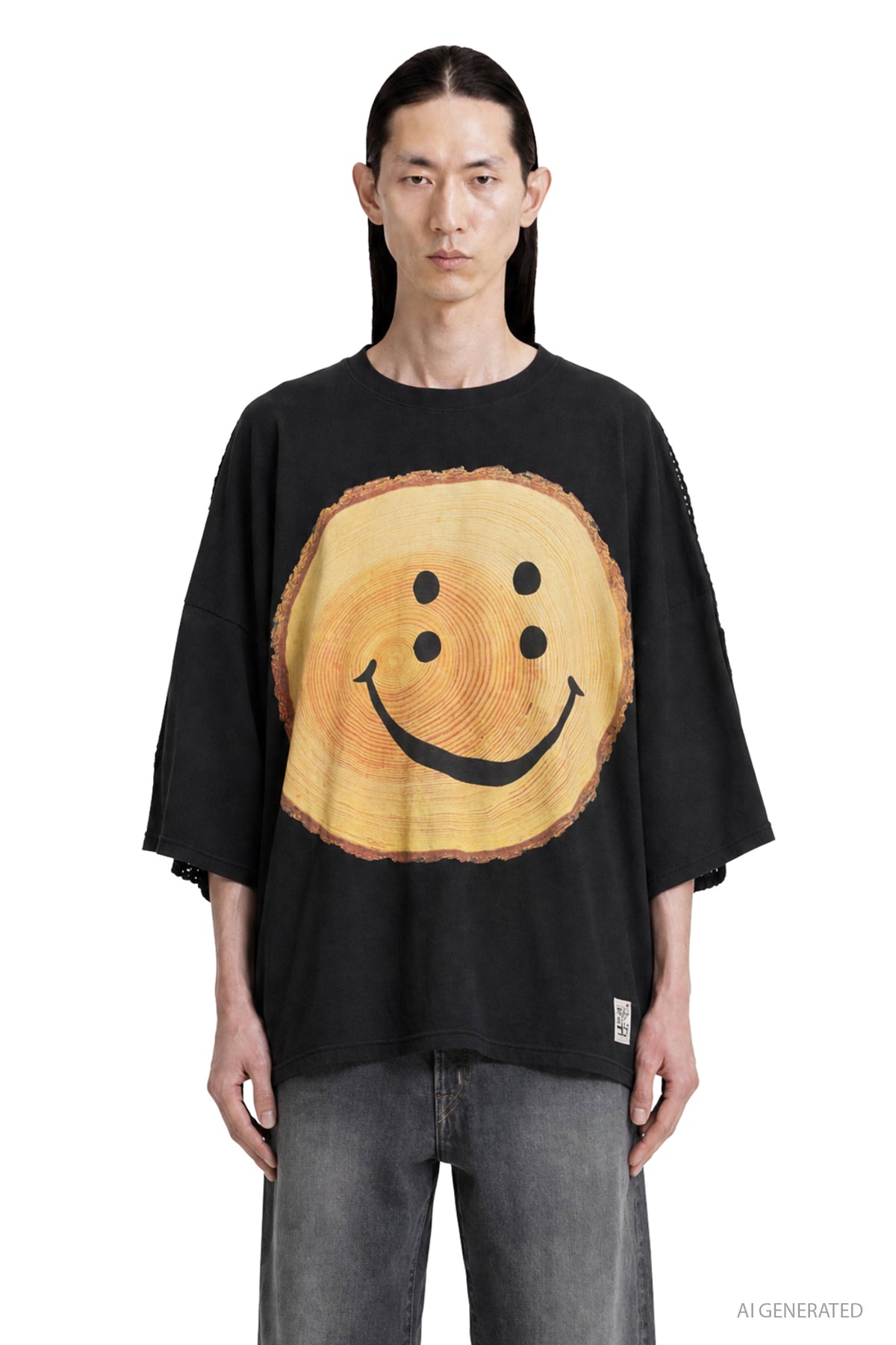 20/-Jersey KATABIRA HUGE-T (Tree Trunk RAINBOWY)