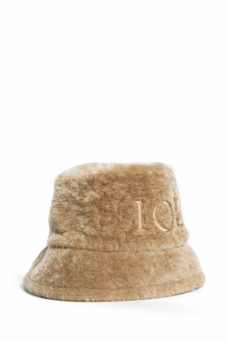 LOEWE WOMAN BEIGE HATS