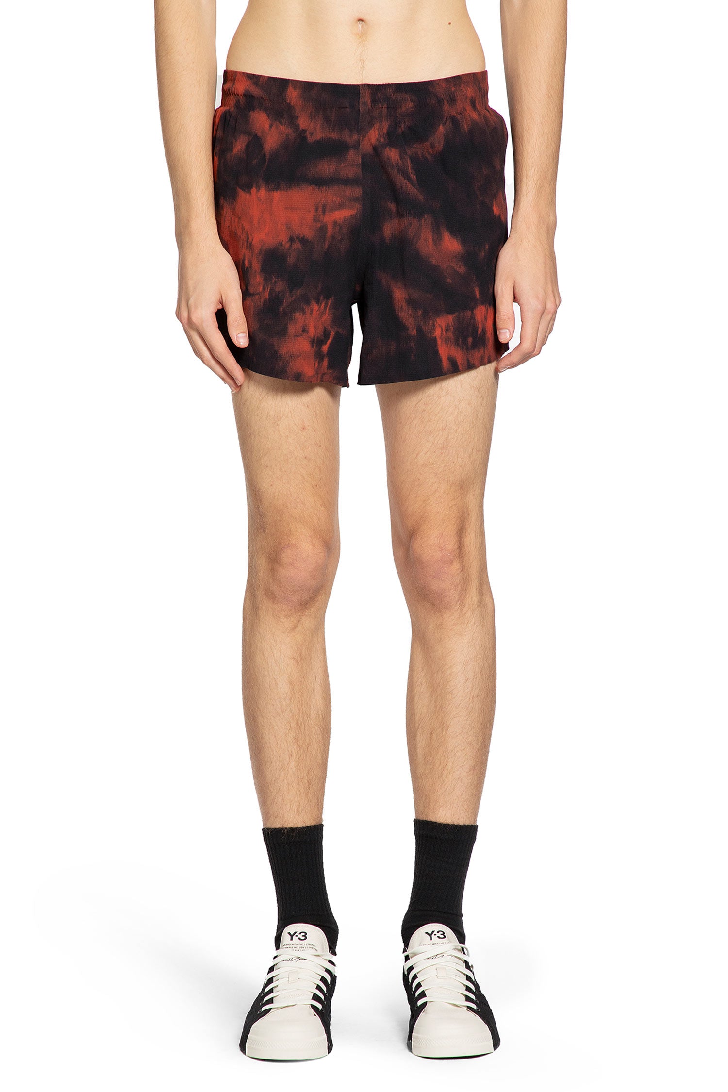 Y-3 MAN RED SHORTS & SKIRTS