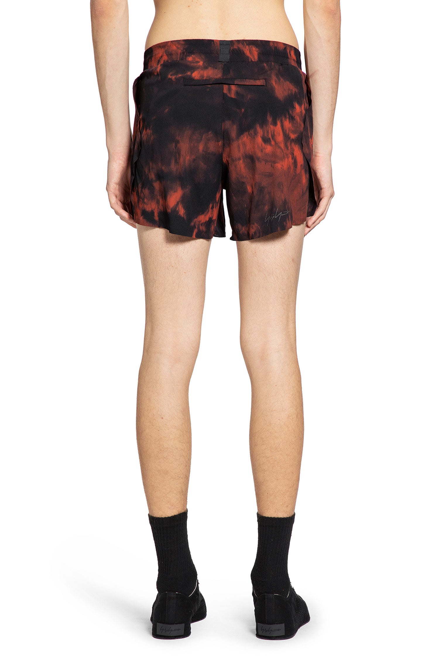 Y-3 MAN RED SHORTS & SKIRTS