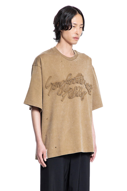 ADIDAS MAN BROWN T-SHIRTS & TANK TOPS