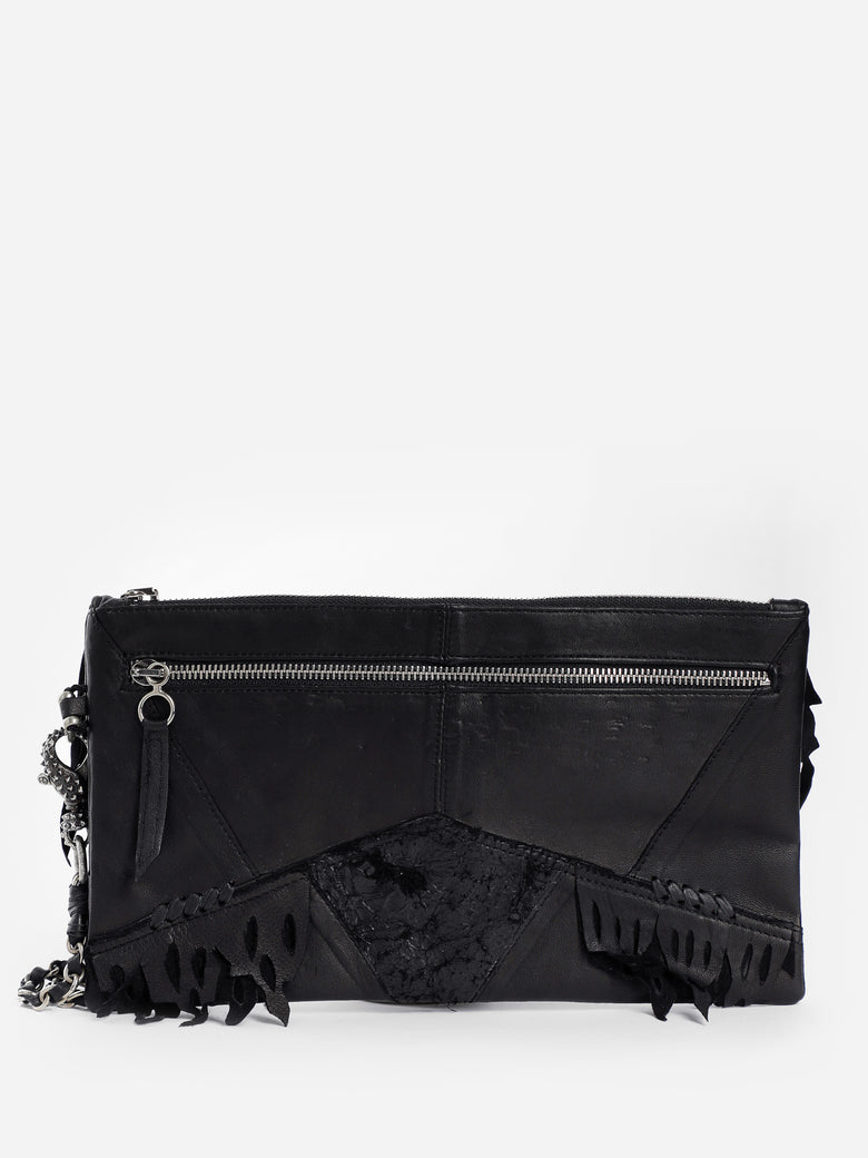 KD2024 UNISEX BLACK CLUTCHES & POUCHES