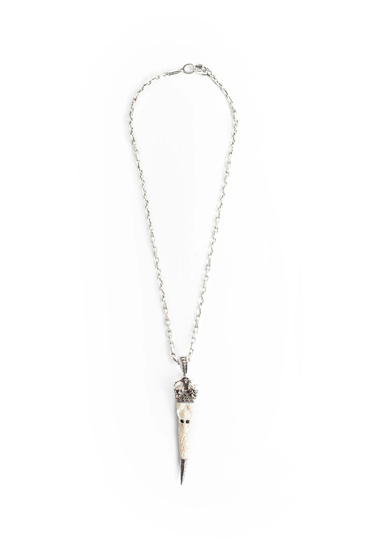 Pendant Skull Kannibal Horn Necklace