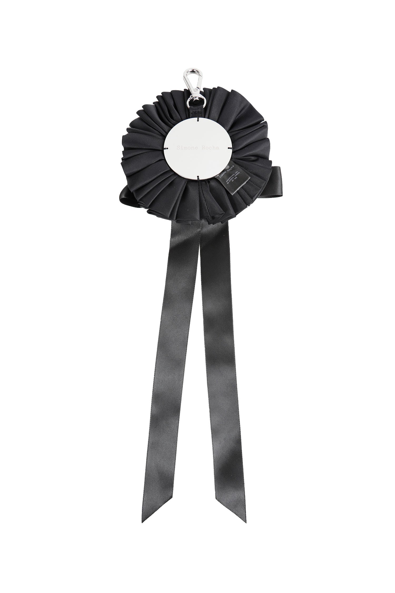 Embellished Ribbon Rosette Bag Charm