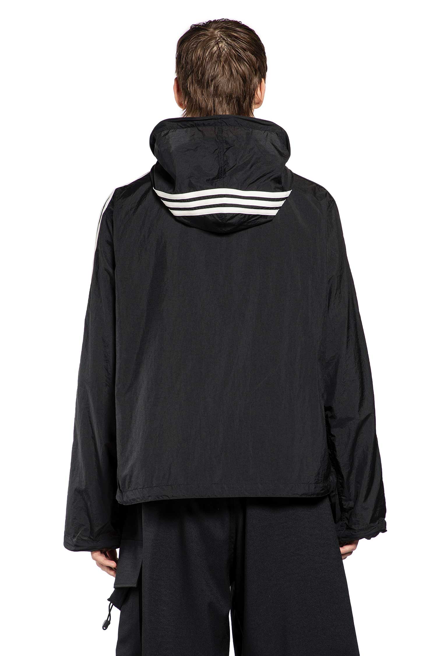 Nylon Wired 3-Stripes Hoodie