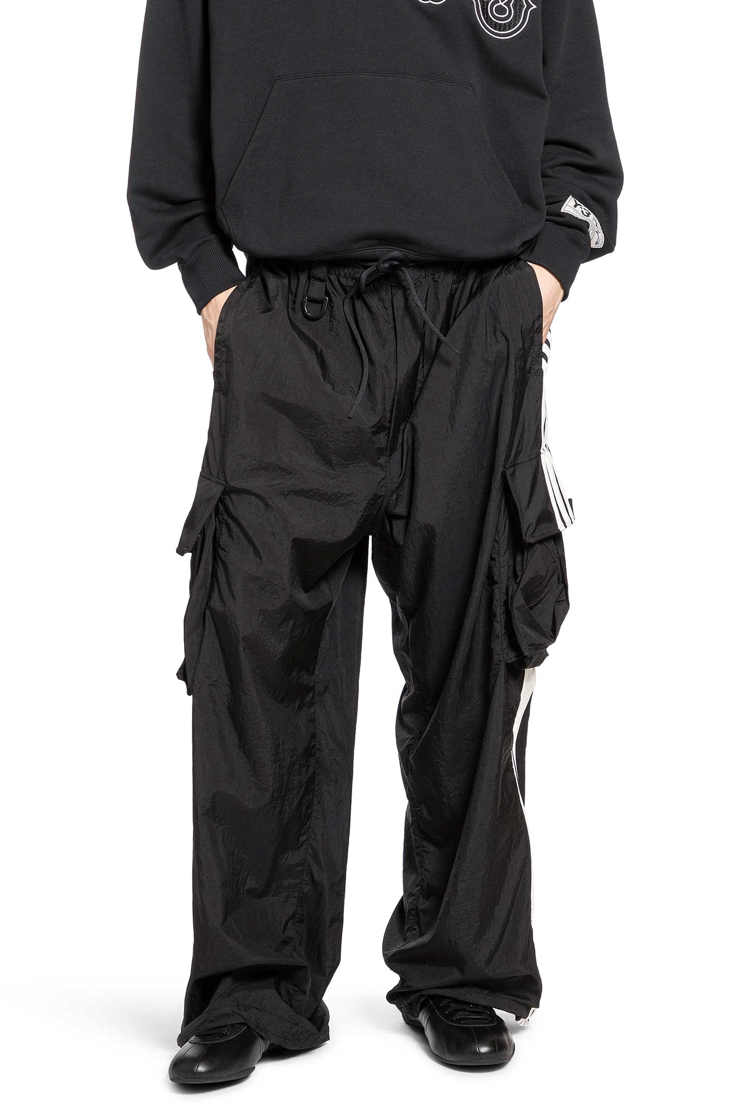 Nylon Cargo Tracksuit Bottoms