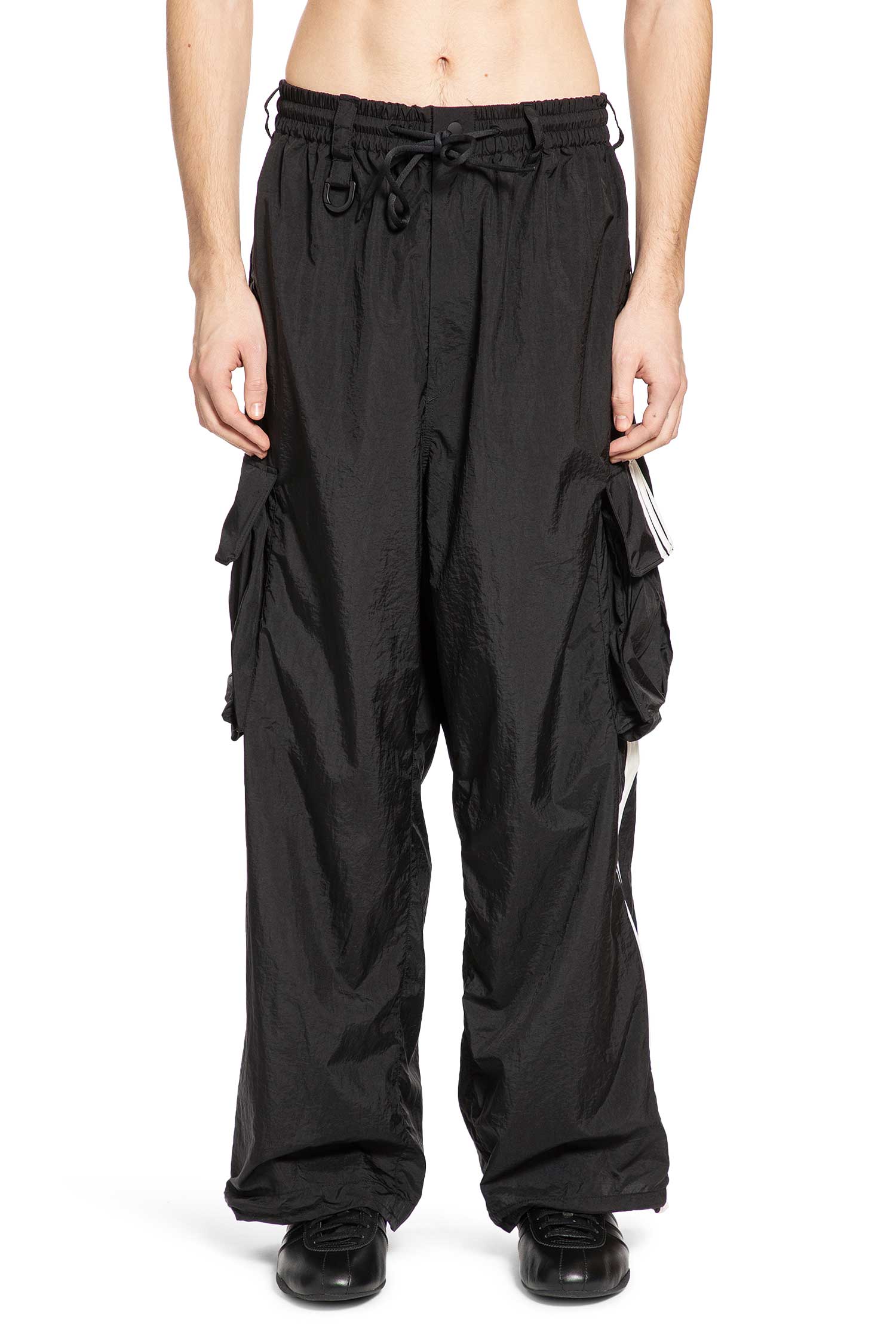 Nylon Cargo Tracksuit Bottoms