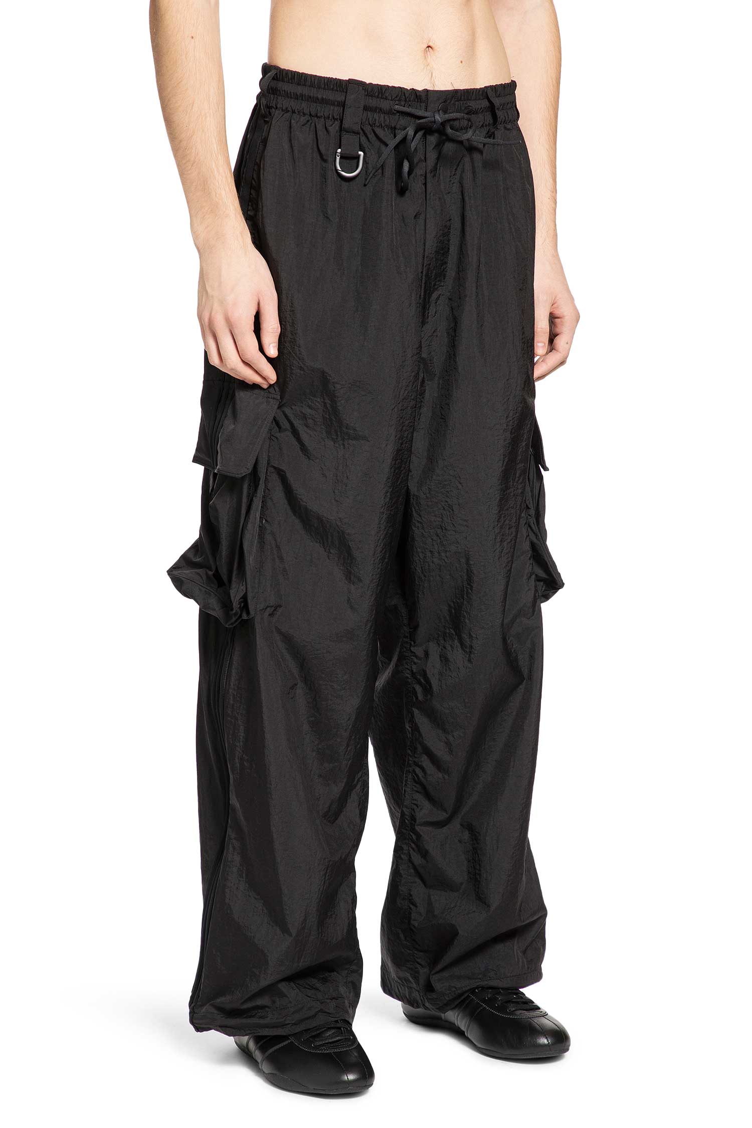 Nylon Cargo Tracksuit Bottoms
