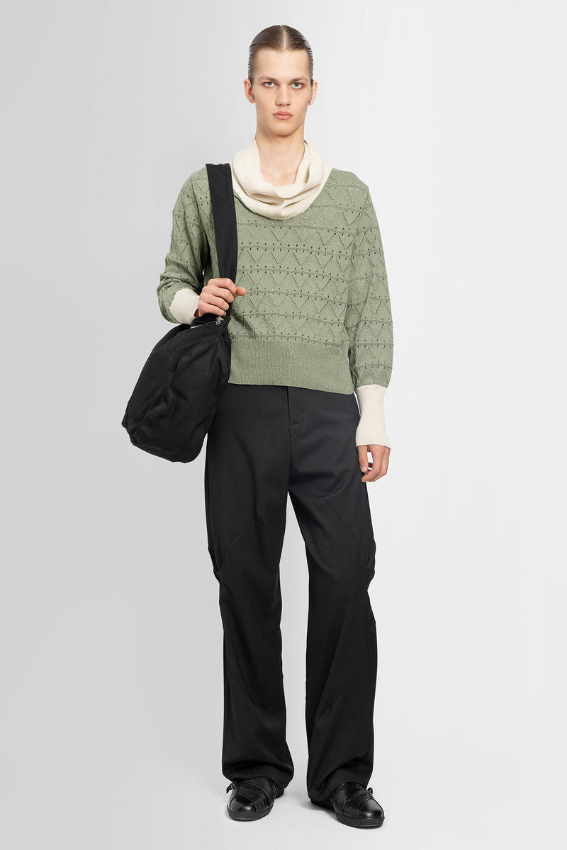 KIKO KOSTADINOV MAN GREEN KNITWEAR