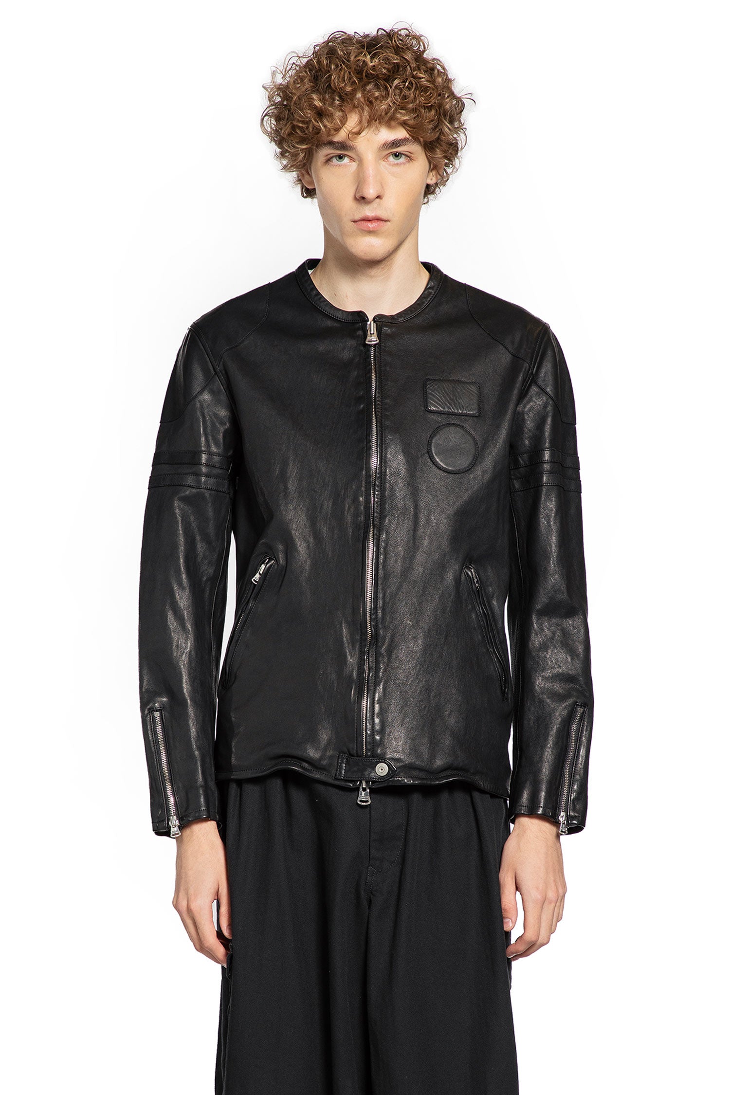 YOHJI YAMAMOTO MAN BLACK JACKETS