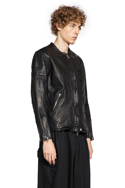 YOHJI YAMAMOTO MAN BLACK JACKETS